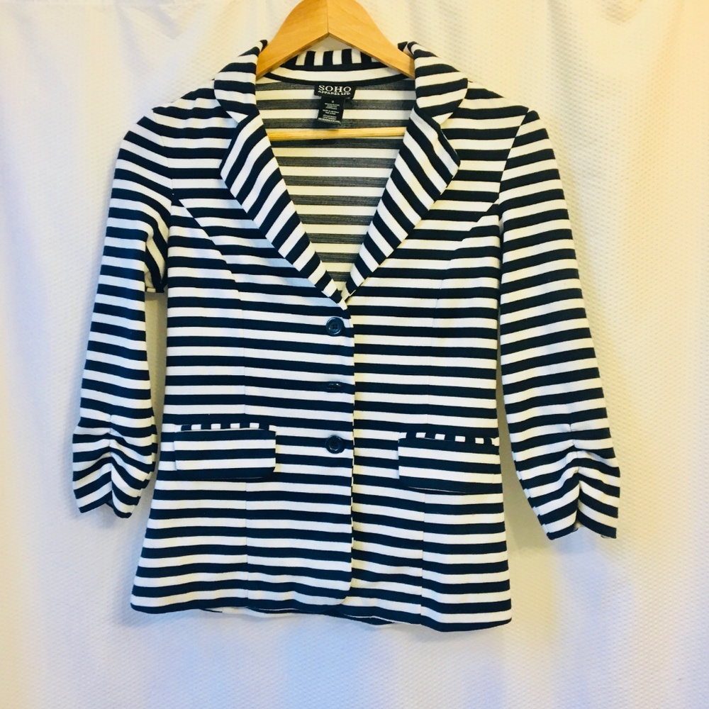 SOHO APPAREL LTD | Women's Blazer 3/4 Sleeve